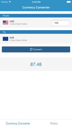 Currency Converter Live Rates screenshot 1