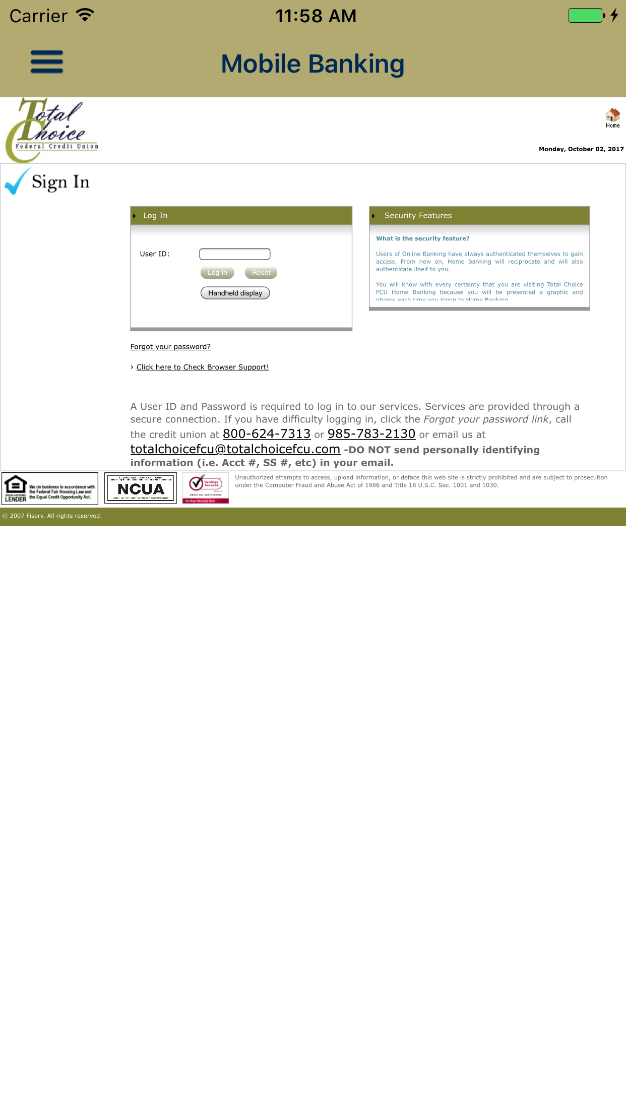 Total Choice FCU