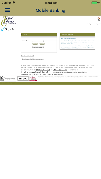 Total Choice FCU screenshot 3