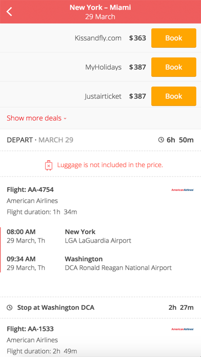 Cheap Flights - Cheap Tickets screenshot 3