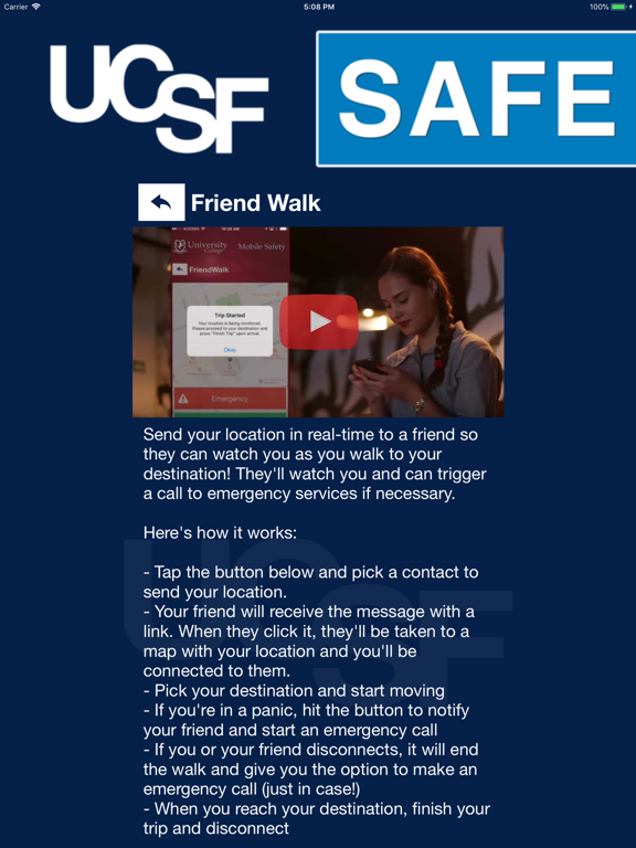 Screenshot #6 pour UCSF Safe
