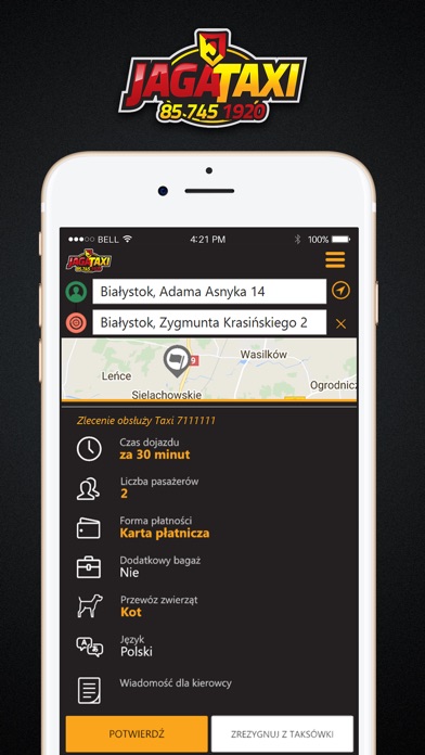 Taxi 7111111 - Białystok screenshot 3