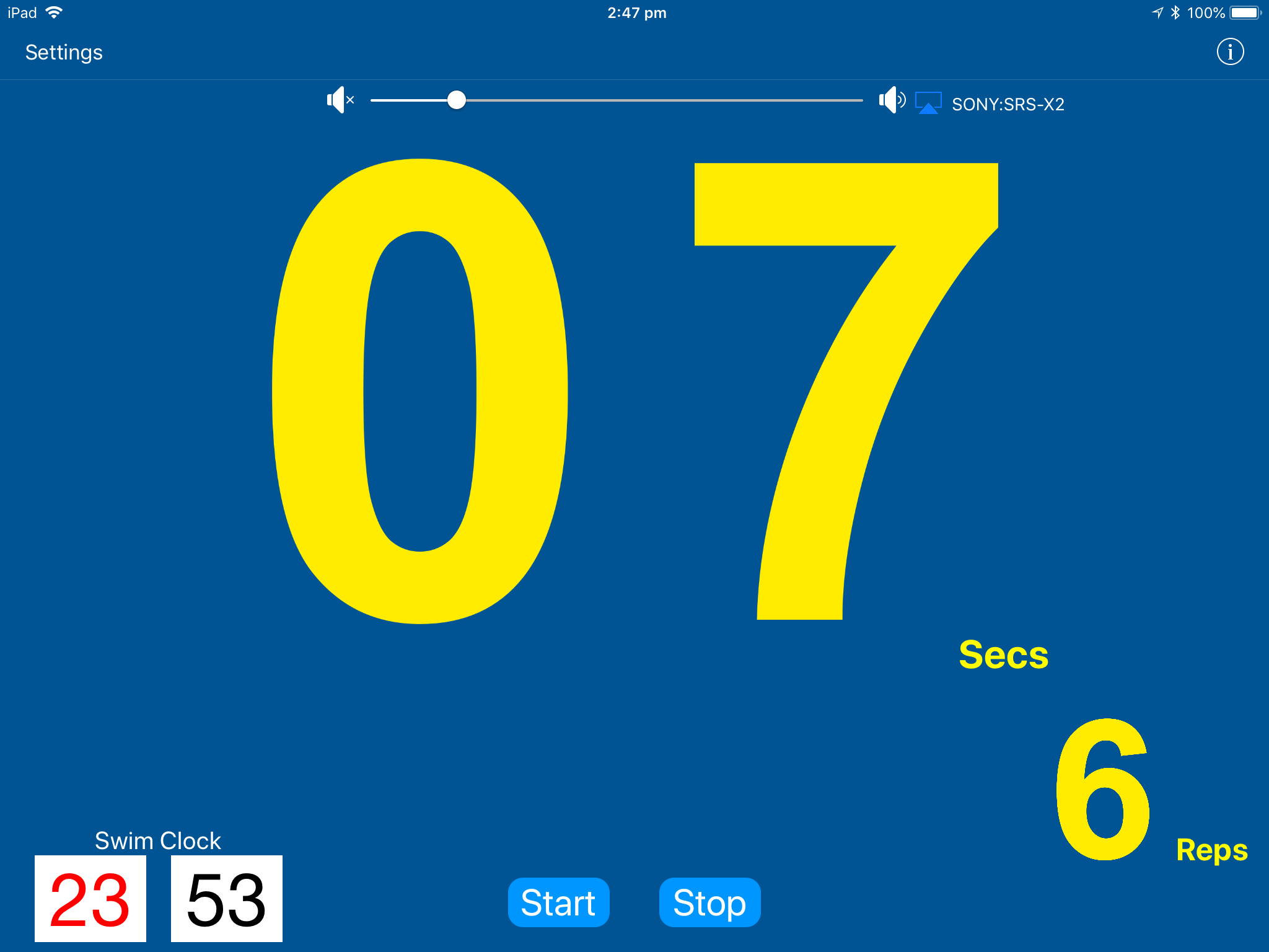 Swim Start