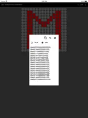 led matrix font generator айпад изображения 3