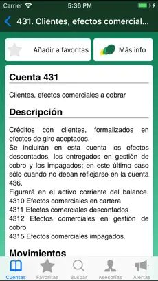 Screenshot 3 Cuadro de cuentas - PGC iphone