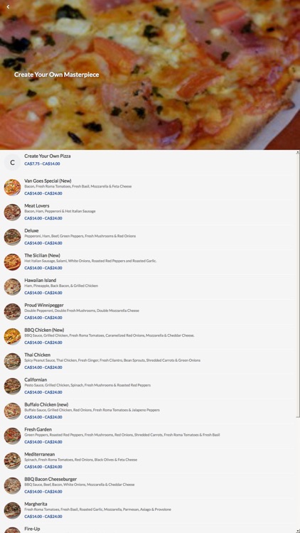 Van Goes Pizza & Chicken