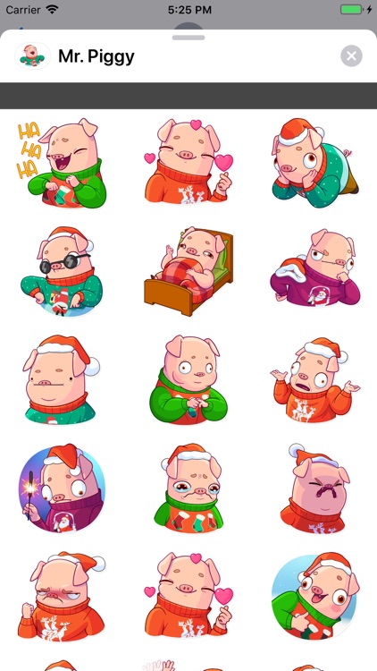 Mr. Piggy stickers pack