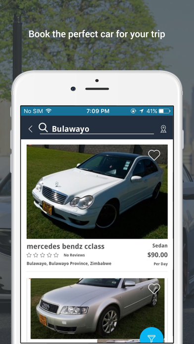 Screenshot #3 pour Rental Cars ZW