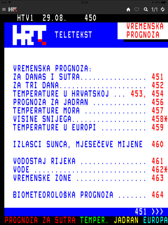 HRT Teletekst iPad screenshot 4 - News app