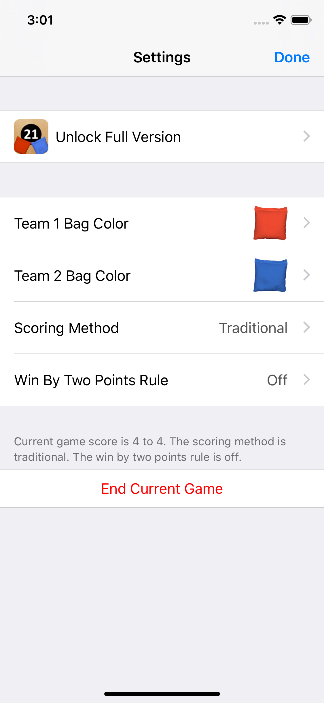 Cornhole Easy Score