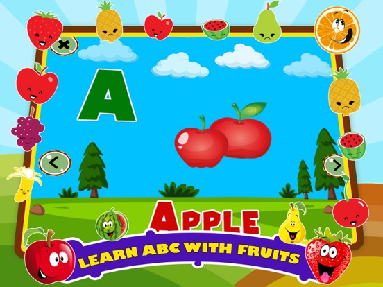 Screenshot #4 pour Learning Alphabet Fruits Games