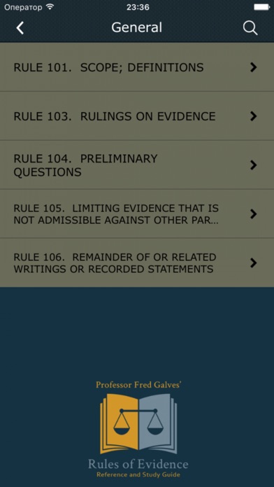 Prof. Galves Rules of Evidence screenshot 3