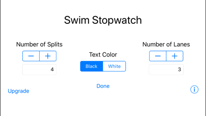 Screenshot #2 pour Swim Stopwatch