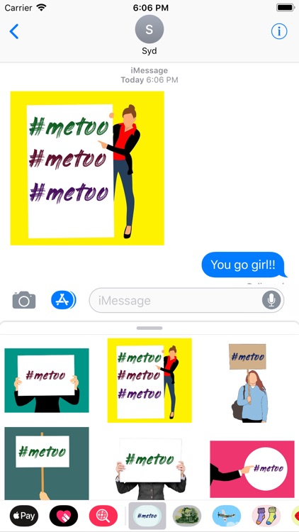 Me Too Stickers #metoo