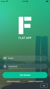 Flutter Flat App screenshot