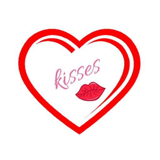 Hearts and kissess icon