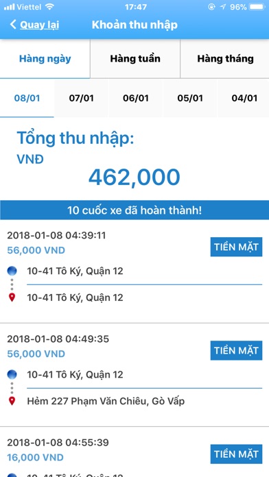 Goi-xe - Tài xế screenshot 4