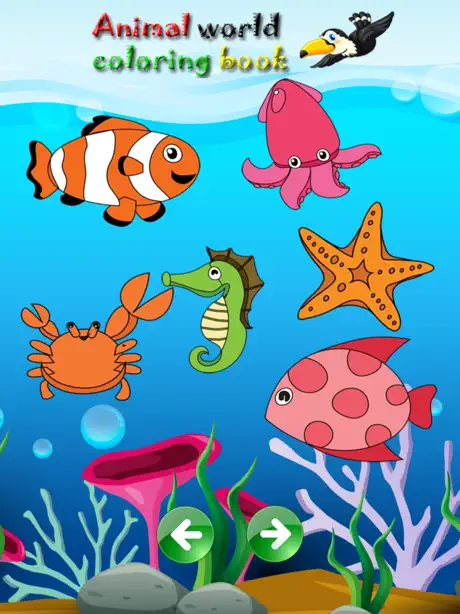 libro para colorear animales para Aprender