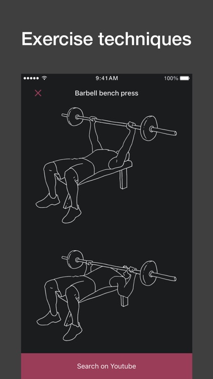 GymJoy - gym log with workouts