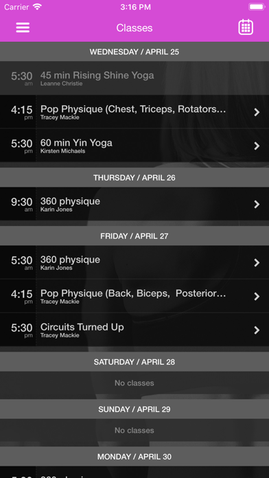 MyBodyMindFitness screenshot 3