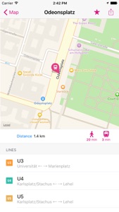 Munich Rail Map Lite screenshot #2 for iPhone