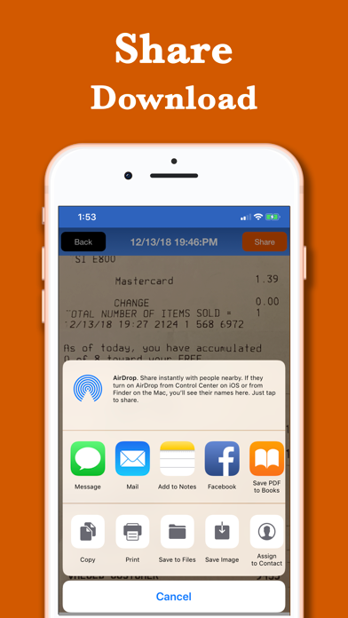Screenshot #3 pour Receipt Tracker US