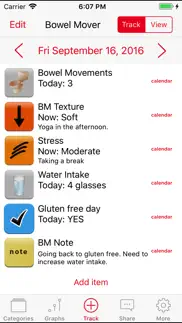 bowel mover pro - ibs tracker iphone screenshot 1