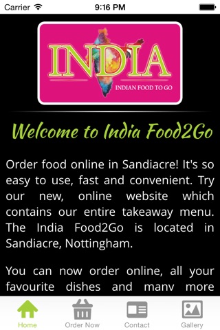 India Food2Go screenshot 2