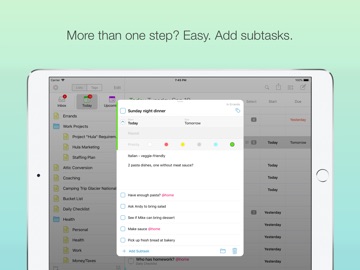 The Hit List iPad screenshot