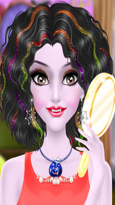 Makeup Salon Games: Halloween app screenshot