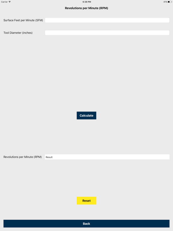 Screenshot #3 for Machinist's Calculator