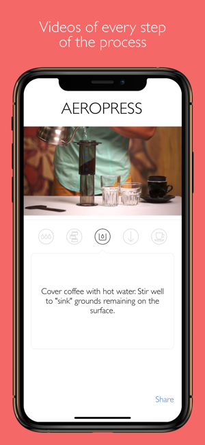 Great Coffee App -kuvakaappaus