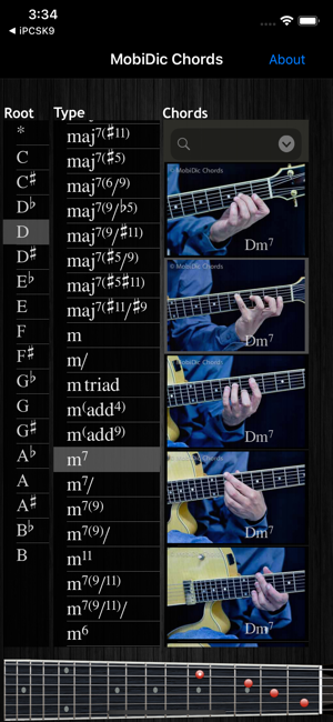 ‎MobiDic Guitar Chords Screenshot