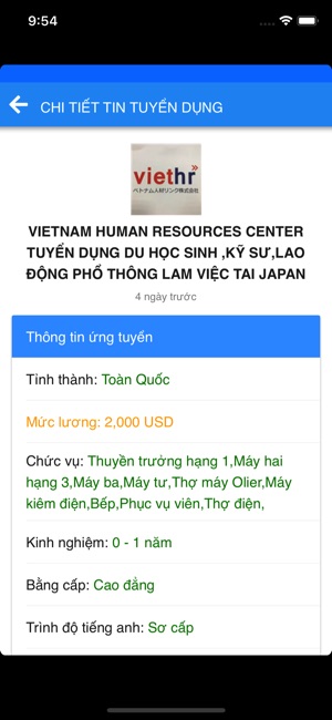 Crew - Vietnam Seafarer jobs(圖3)-速報App