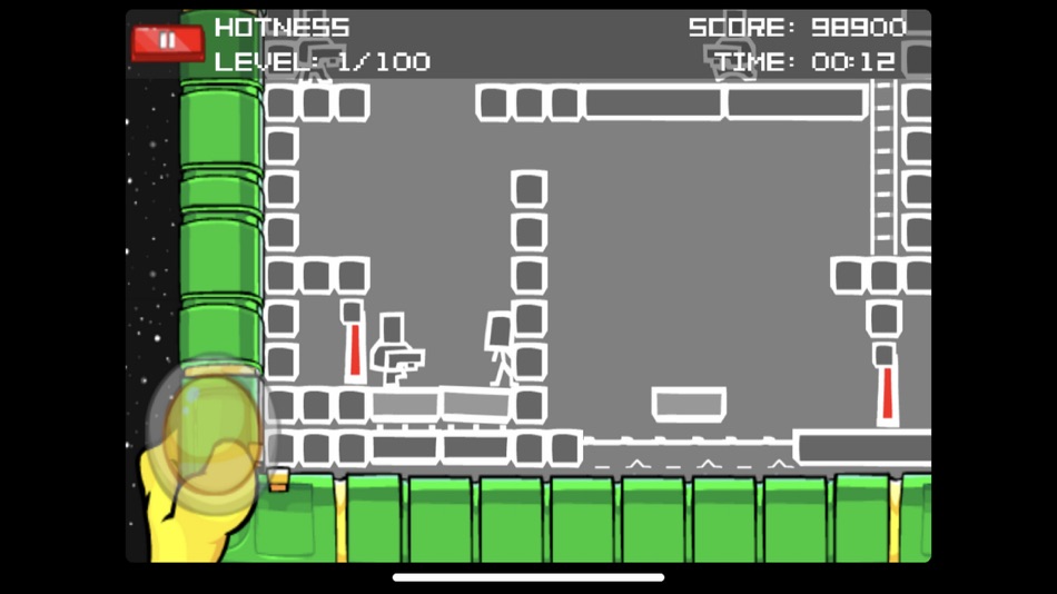 #2. Alien Hominid: PDA Games (iOS) 由: The Behemoth