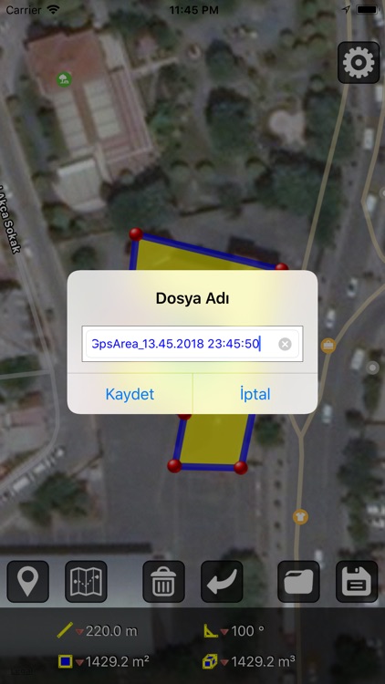 GPS Alan Ölçümü screenshot-7