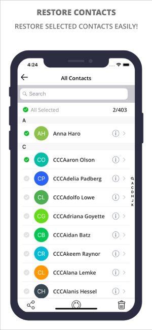 Contacts Backups & Restore(圖4)-速報App