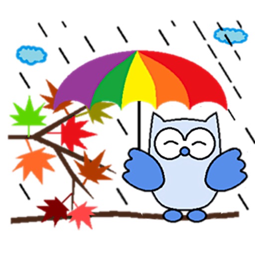 Colorful Owls BirdMoji Sticker Icon