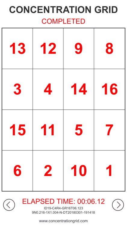 Concentration Grid