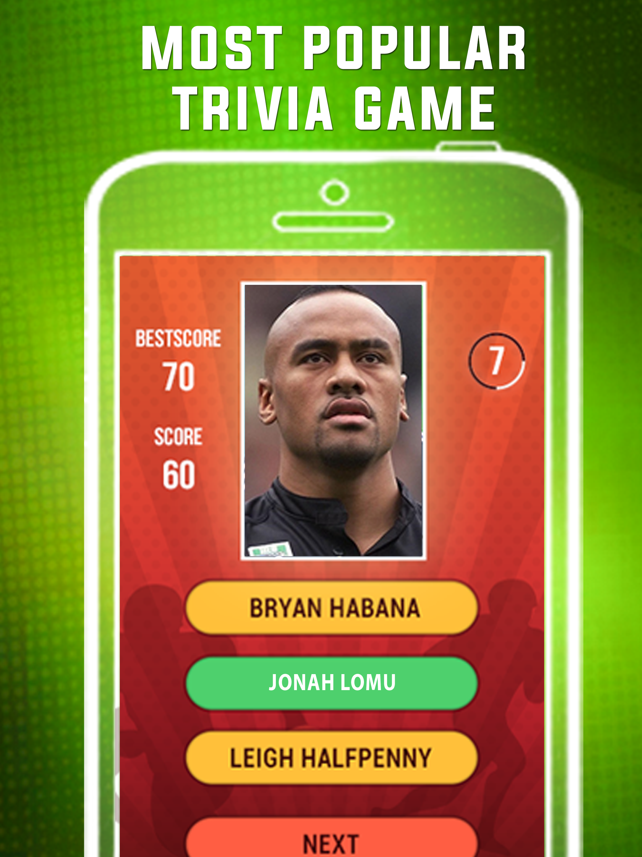 Guess the Rugby Player Quiz