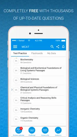 Game screenshot MCAT practice test mod apk