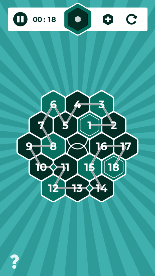 #1. Number Mazes: Rikudo Puzzles (iOS) โดย: Rikudo