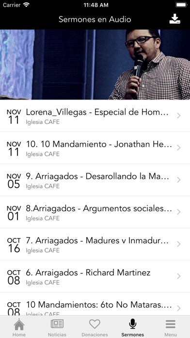 Iglesia Cafe App screenshot 3