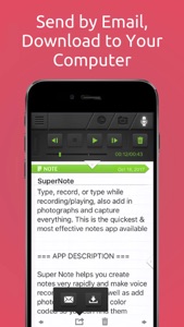 SuperNote Notes Recorder+Photo screenshot #4 for iPhone