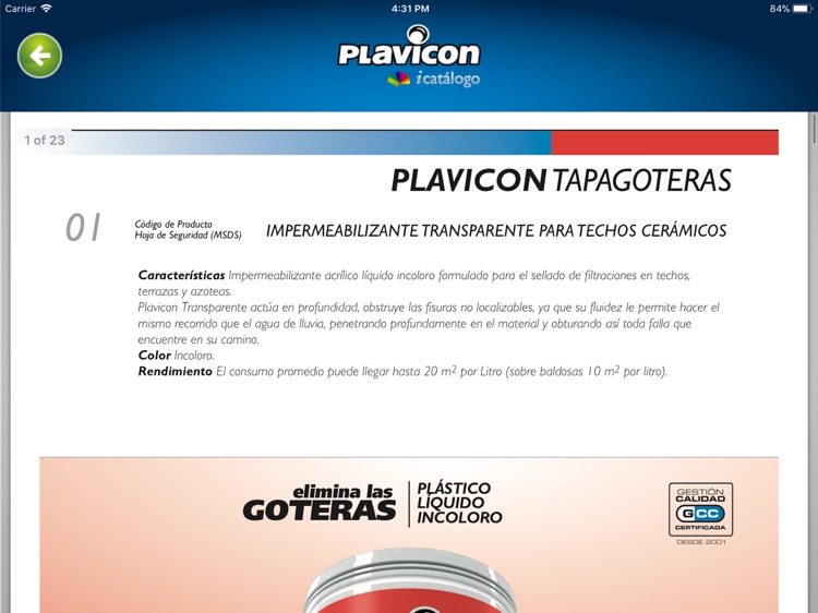 iCatalogo Plavicon screenshot-3