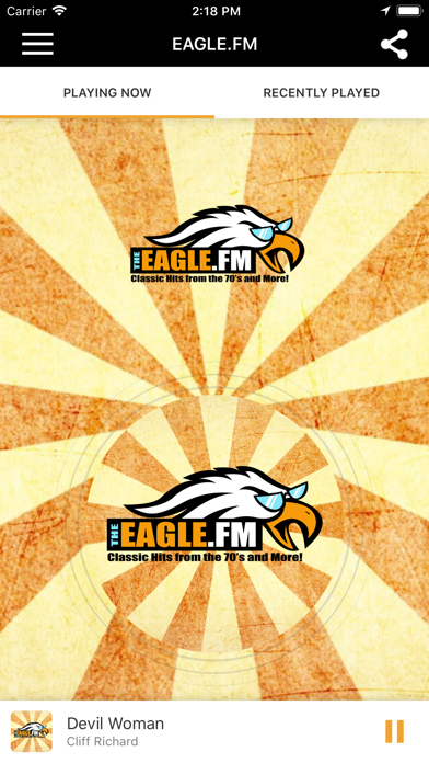EAGLE.FM Screenshot 1 - AppWisp.com