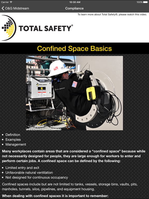 Safety Moments by Total Safety iPad screenshot 4 - Business app