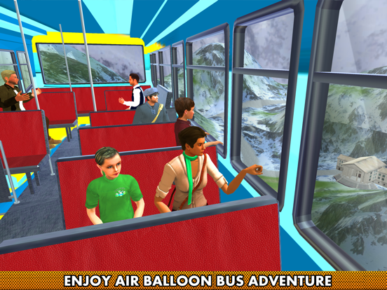 Flying Air Balloon Bus iPad screenshot