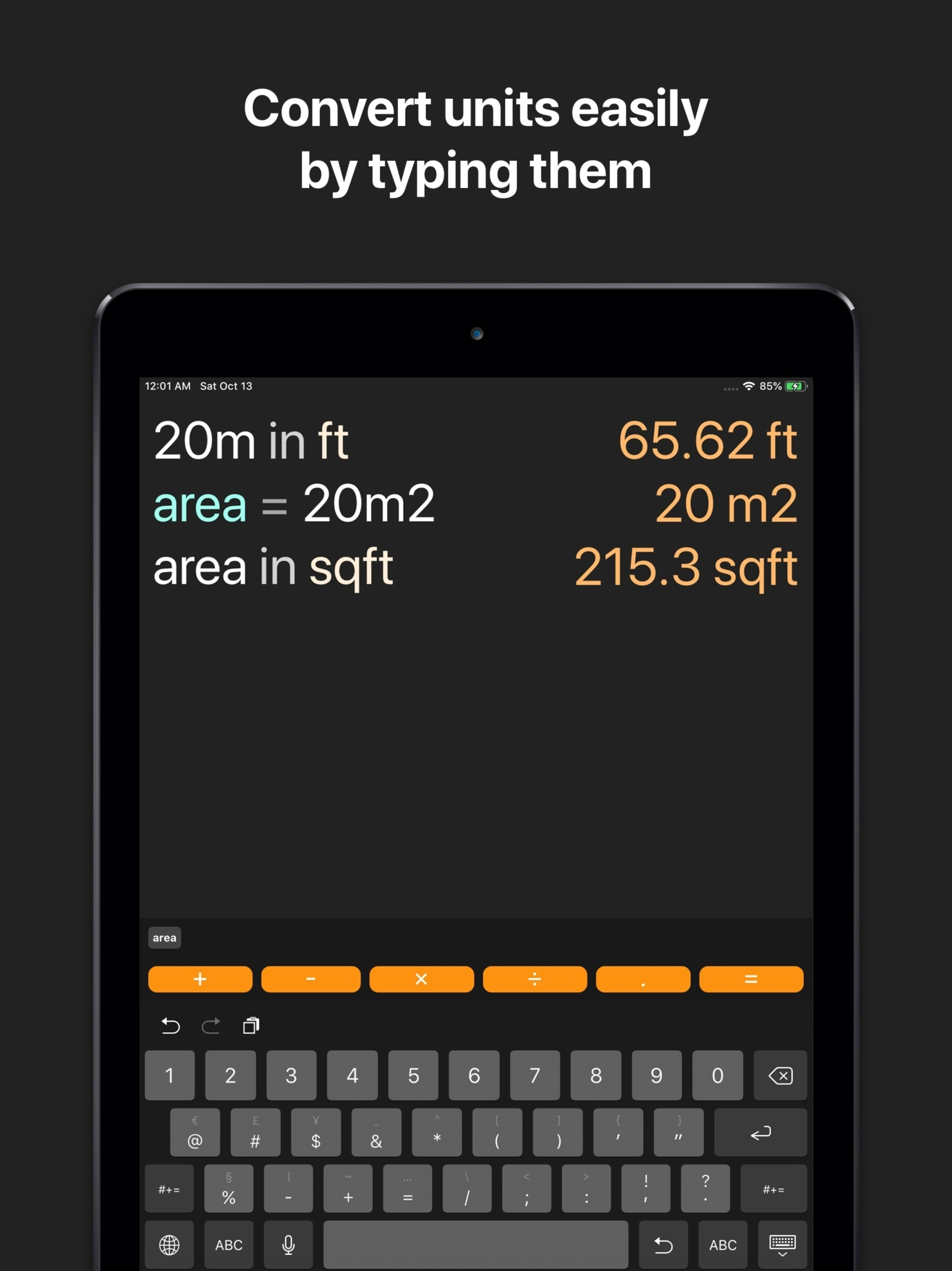 Calcal - Calculator notepad screenshot 8