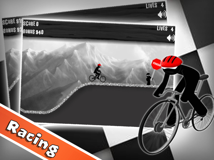 BMX Bike Hill Racing